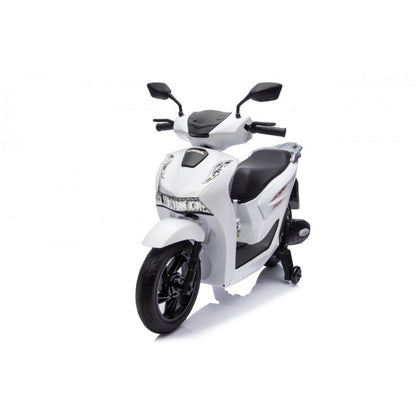 Scooter Elettrico per Bambini Honda SH125i con Rotelle Bianco