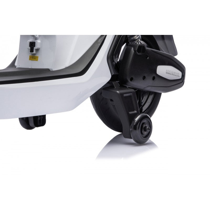 Scooter Elettrico per Bambini Honda SH125i con Rotelle Bianco
