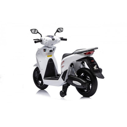 Scooter Elettrico per Bambini Honda SH125i con Rotelle Bianco