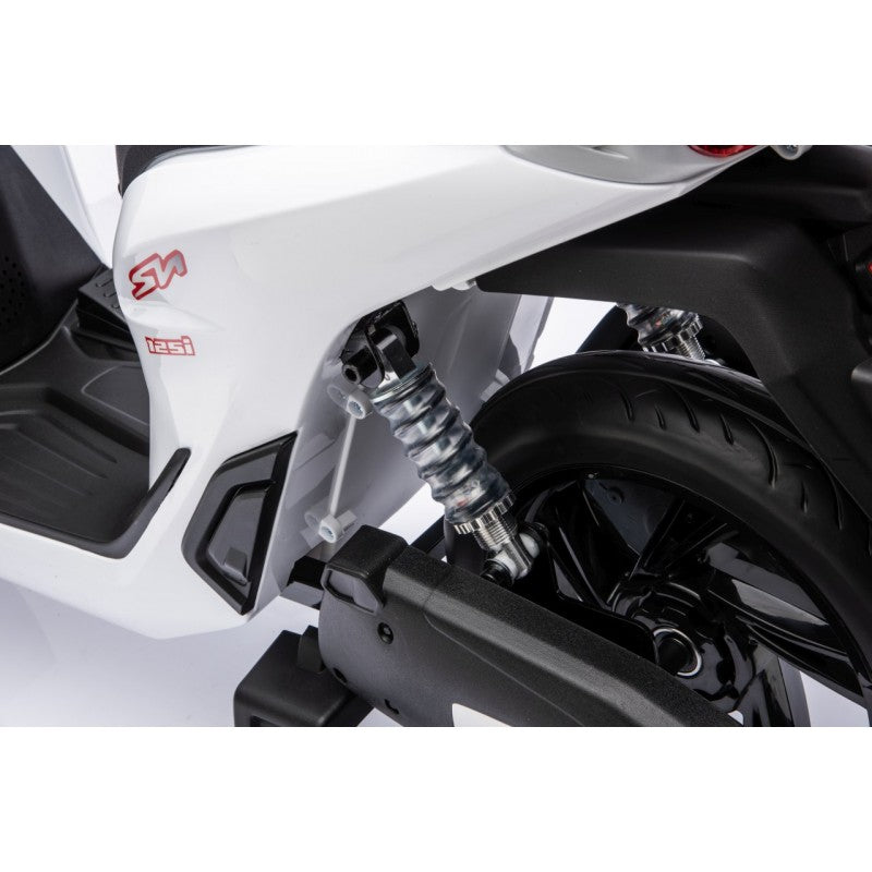 Scooter Elettrico per Bambini Honda SH125i con Rotelle Bianco