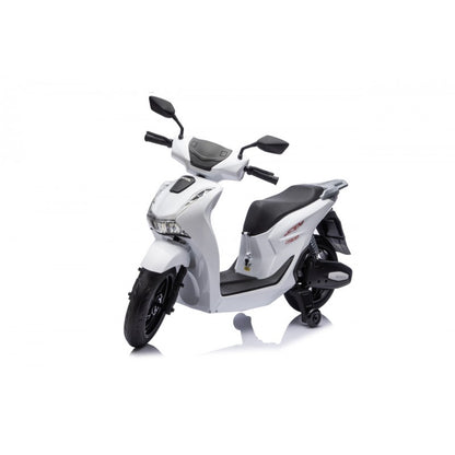 Scooter Elettrico per Bambini Honda SH125i con Rotelle Bianco