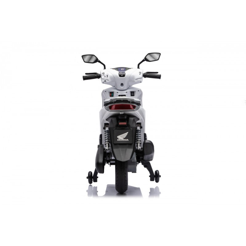 Scooter Elettrico per Bambini Honda SH125i con Rotelle Bianco