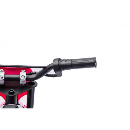 Moto Cross Elettrica per Bambini Honda CRF450R con Rotelle Rosa
