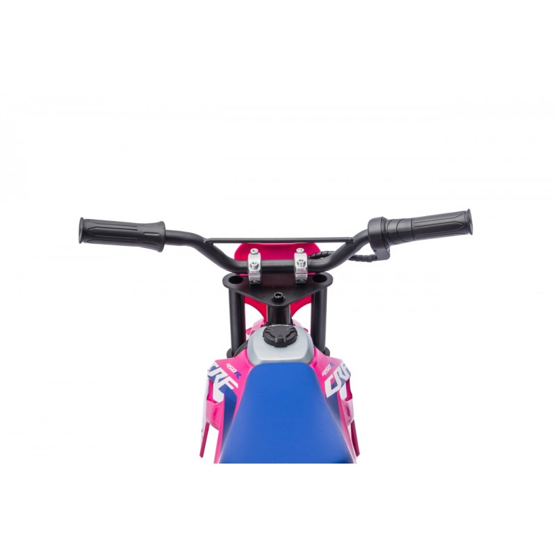Moto Cross Elettrica per Bambini Honda CRF450R con Rotelle Rosa
