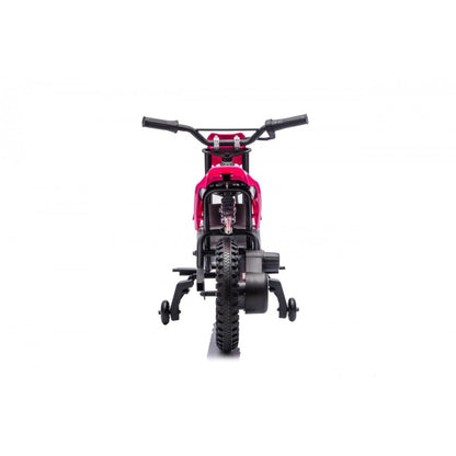 Moto Cross Elettrica per Bambini Honda CRF450R con Rotelle Rosa