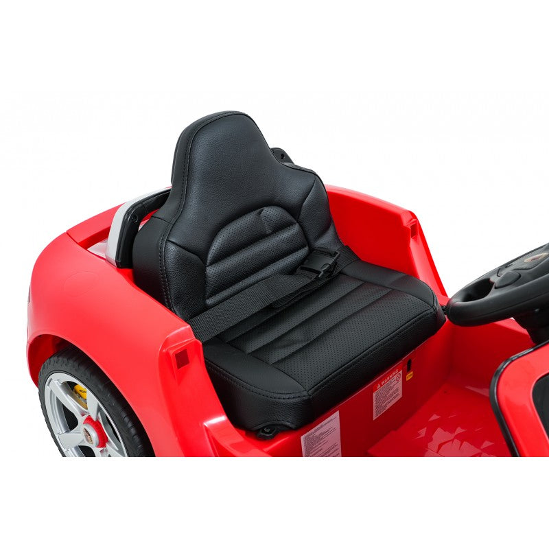 Auto Elettrica per Bambini Porsche 911 Carrera 12V con Telecomando Rossa