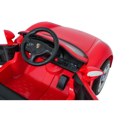 Auto Elettrica per Bambini Porsche 911 Carrera 12V con Telecomando Rossa