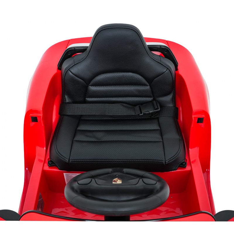 Auto Elettrica per Bambini Porsche 911 Carrera 12V con Telecomando Rossa