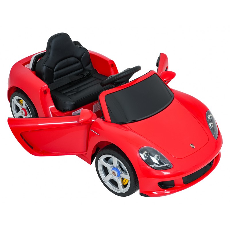 Auto Elettrica per Bambini Porsche 911 Carrera 12V con Telecomando Rossa