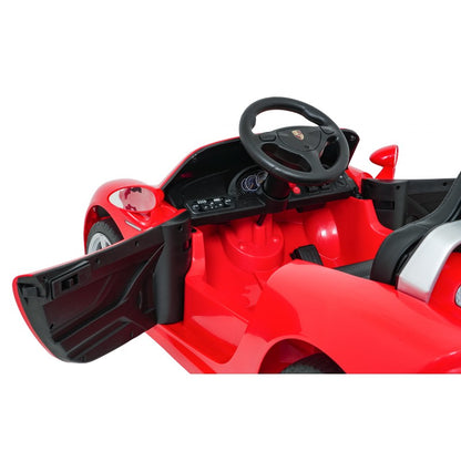Auto Elettrica per Bambini Porsche 911 Carrera 12V con Telecomando Rossa