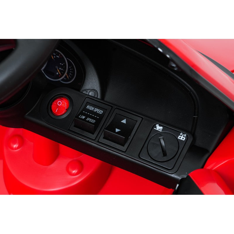 Auto Elettrica per Bambini Porsche 911 Carrera 12V con Telecomando Rossa