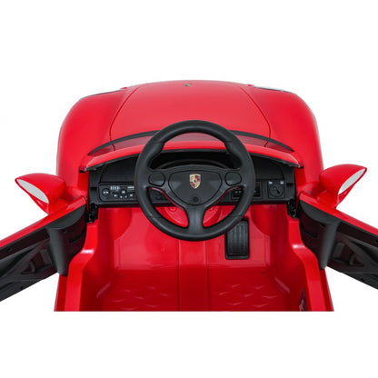 Auto Elettrica per Bambini Porsche 911 Carrera 12V con Telecomando Rossa